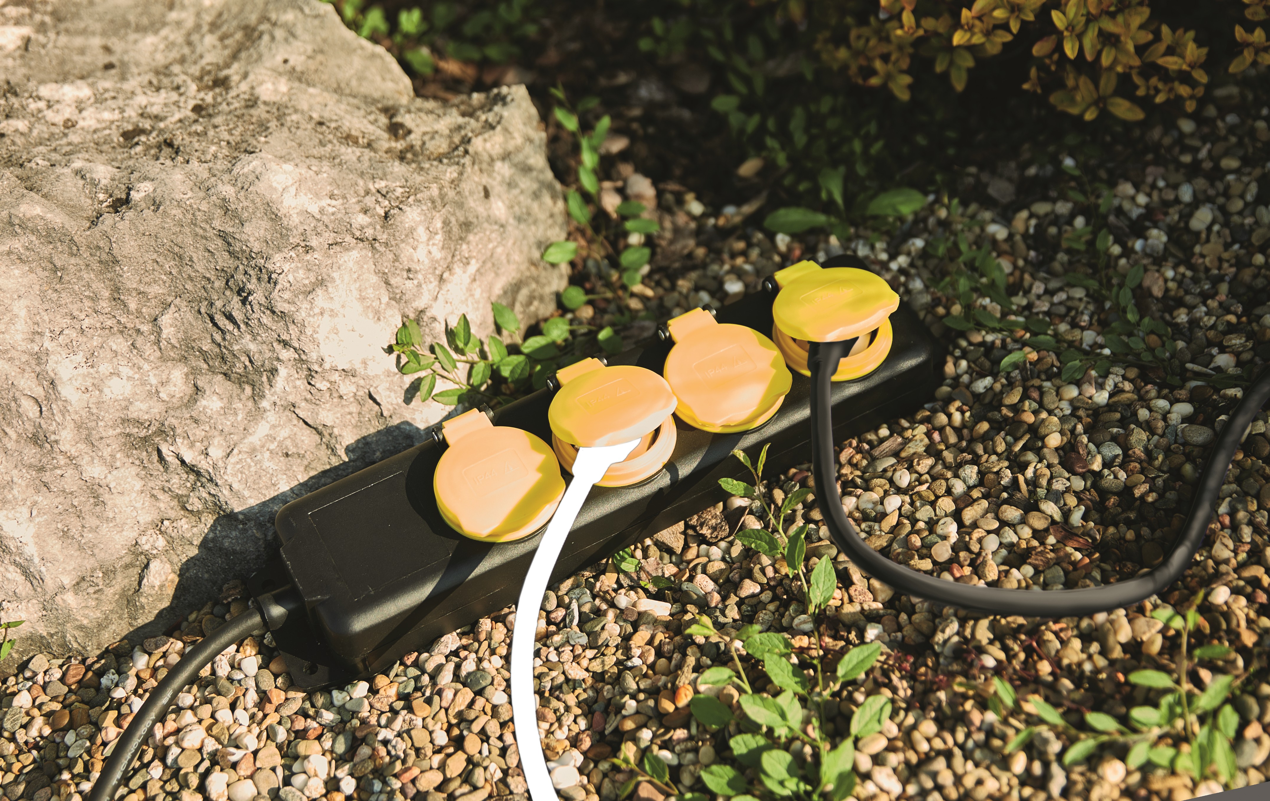 HEITRONIC - Steckdose 6-fach IP44 3680 WattS ALAMANDRA