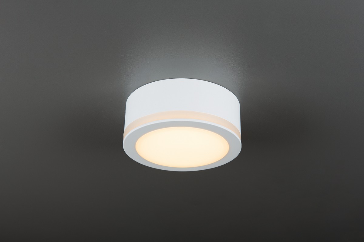 HEITRONIC - LED Aufbaustrahler AURORA 10 Watt warmweiss mit Lichtkranz 3100 Kelvin