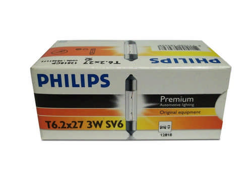 Philips Fest T6,2x27 3W0 12818CP 12V 3 Watt SV6