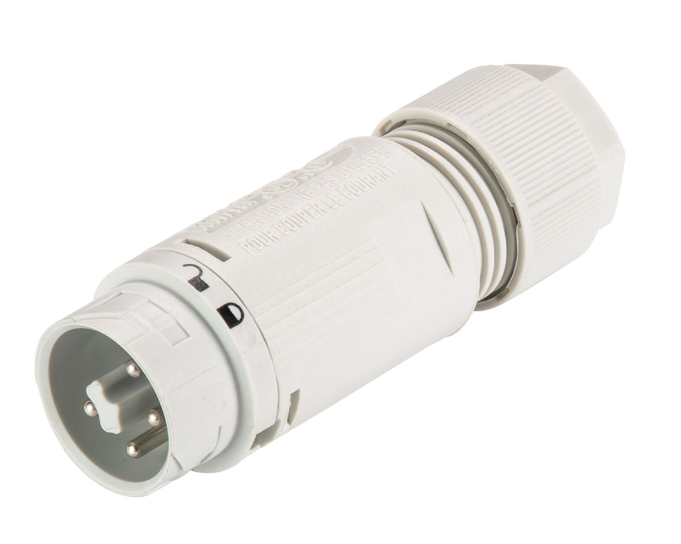 Wieland Mini Steckverbinder RST16I5/4S S1 ZT6 GL 4-polig Steckerteil Kodierung lichtgrau Gehäuse lichtgrau