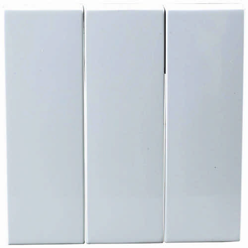 HEITRONIC - Serienwippe PORTO polarweiss 3-fach