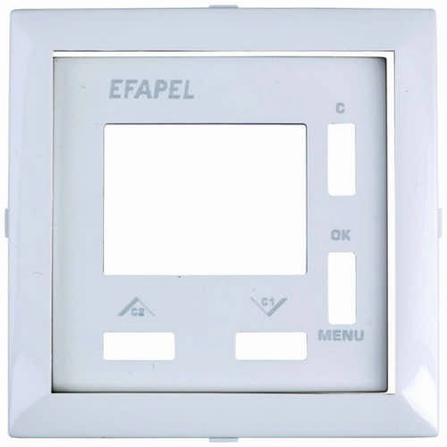 HEITRONIC - Zentralstück PORTO Zeitschaltuhr 2 Kanal polarweiss